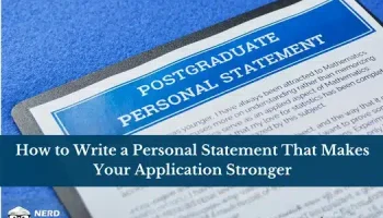 Personal statement document illustrating how to write a personal statement for a stronger academic application