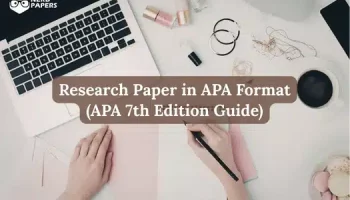 Research paper in APA format guide for APA 7th edition academic writing